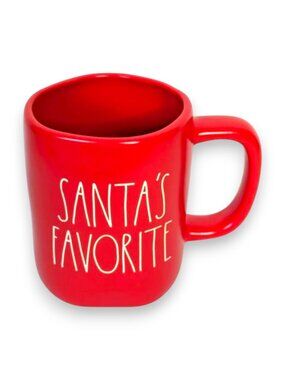 Rae Dunn Santa's Favorite Coffee Tea Cup Mug by Magenta NWOT